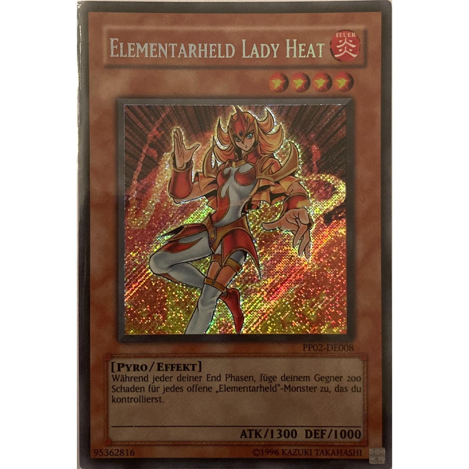 Elementarheld Lady Heat PP02-DE008 Secret Rare