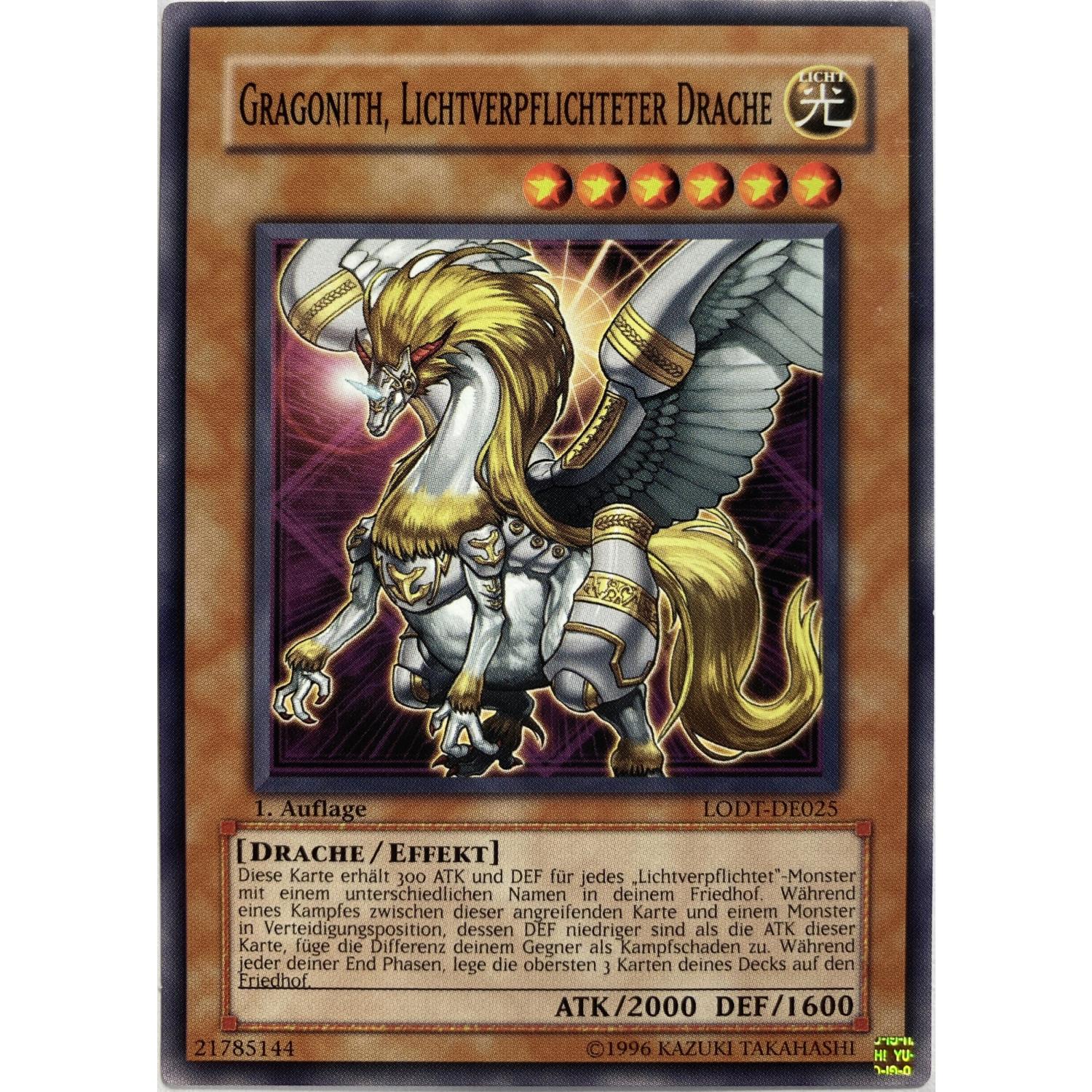 Gragonith, Lichtverpflichteter Drache 1. Auflage LODT-DE025 Common